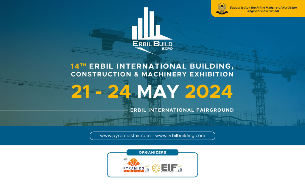 14th ERBIL International Building Construction & Machınery Exhibition from 21 - 24 May 2024